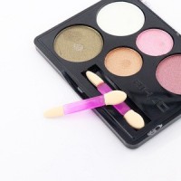 Double-Sided Disposable Eyeshadow Applicator and Sponge Brush