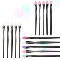 5 Pcs Soft Silicone Head Eyeshadow Brush Set