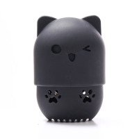 Customizable Silicone Cat-Shaped Makeup Puff Holder