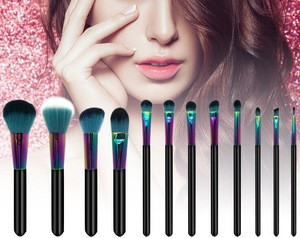 12-Piece Gradient Color Makeup Brush Set