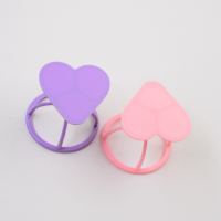 Heart-Shaped Colorful Makeup Sponge Holder
