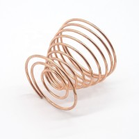 Egg-Shaped Cosmetic Puff Stand