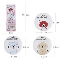 Round soft  latex free beauty makeup sponge cosmetic puff air cushion puff